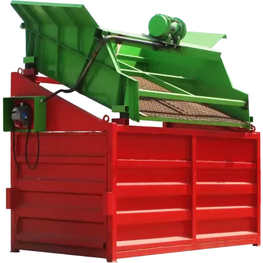 Mobilní třídička zeminy